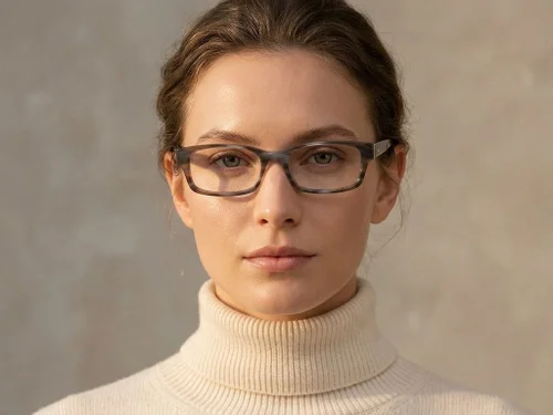 Verres en acétate à motif rectangulaire #BS2012-3547