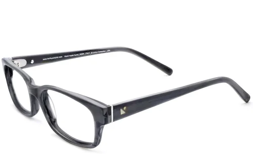 Lunettes rectangulaires en acétate gris #BS2012-3549