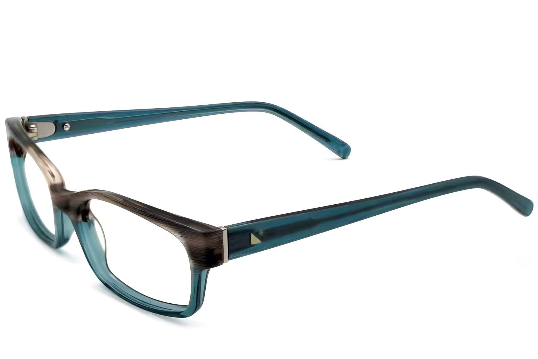 Rectangular Blue Acetate Glasses #BS2012-3551