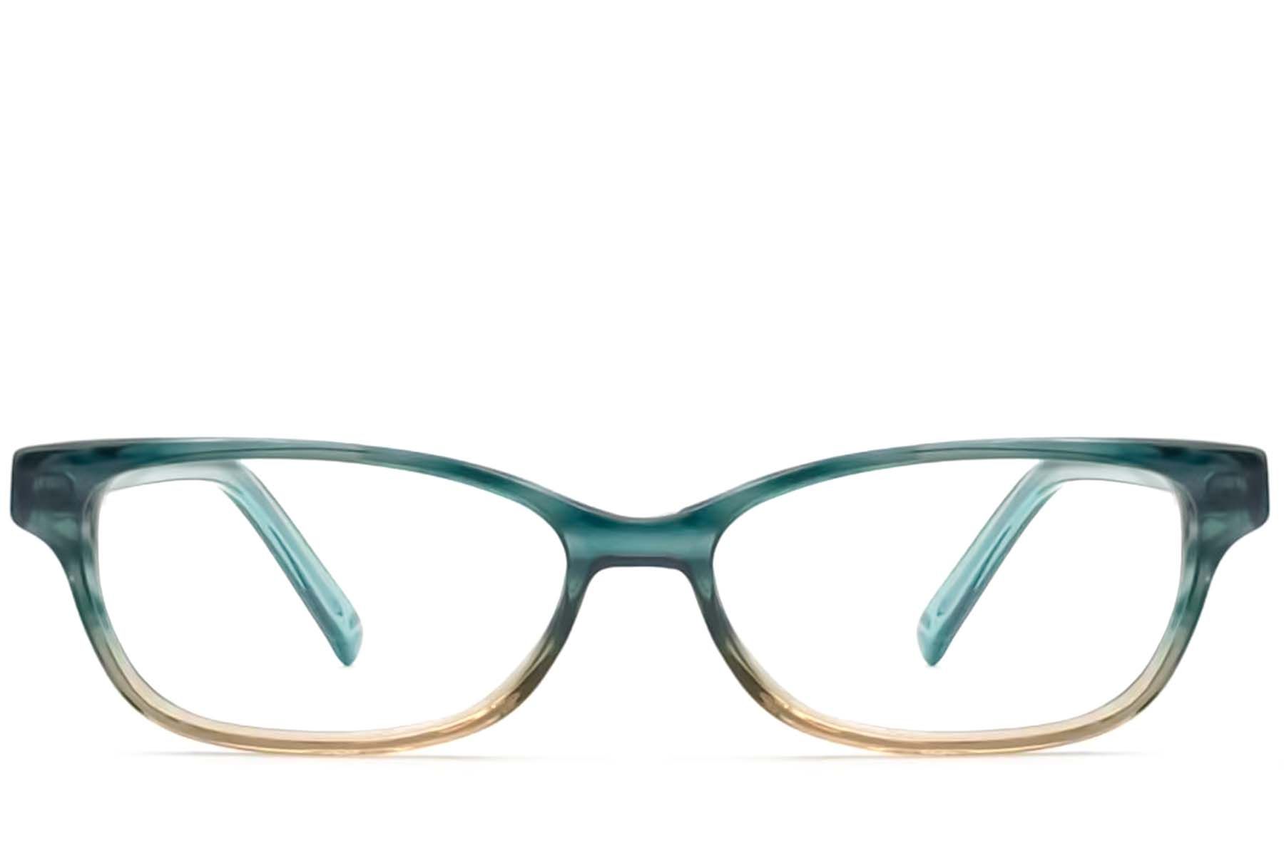 Bicchieri ovali in acetato blu #BS2012-3555