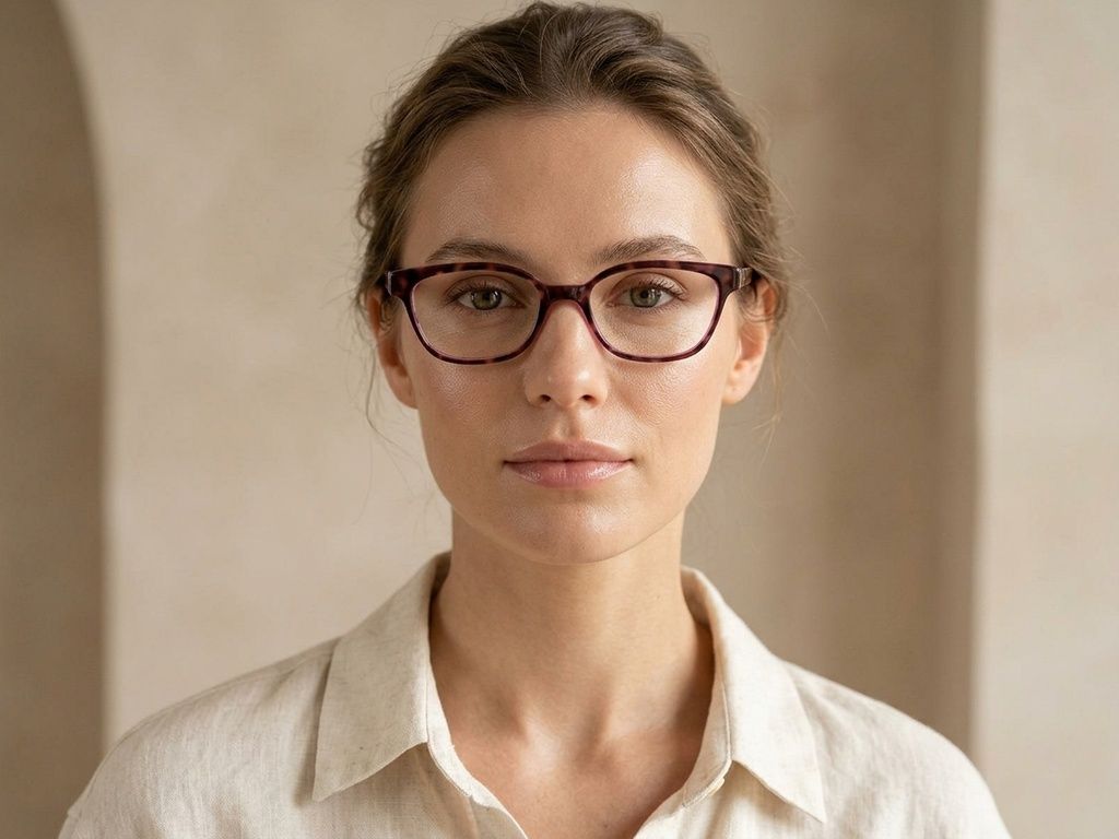 Gafas rectangulares de acetato con efecto carey #BS2012-3561