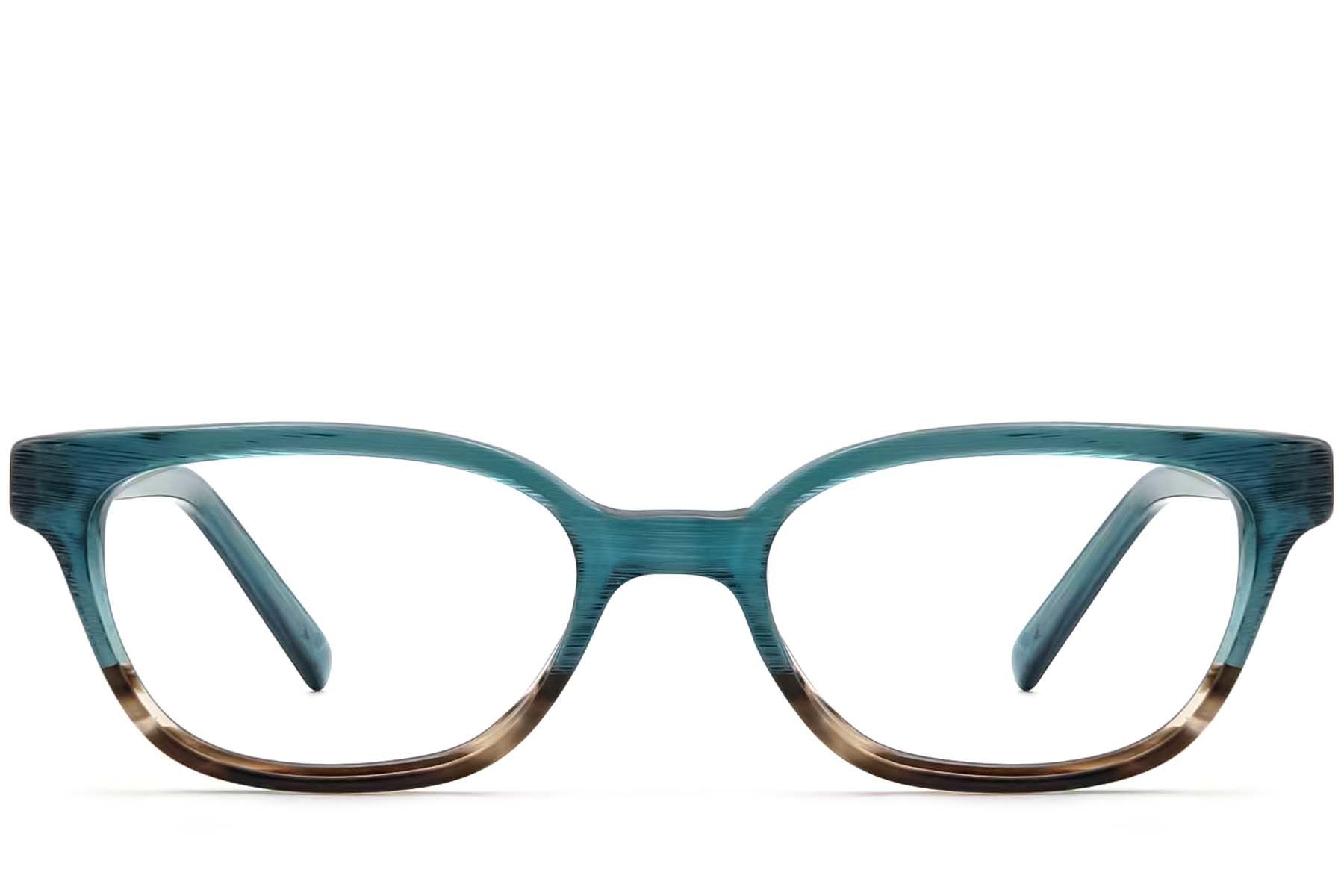 Rectangular Blue Acetate Glasses #BS2012-3562