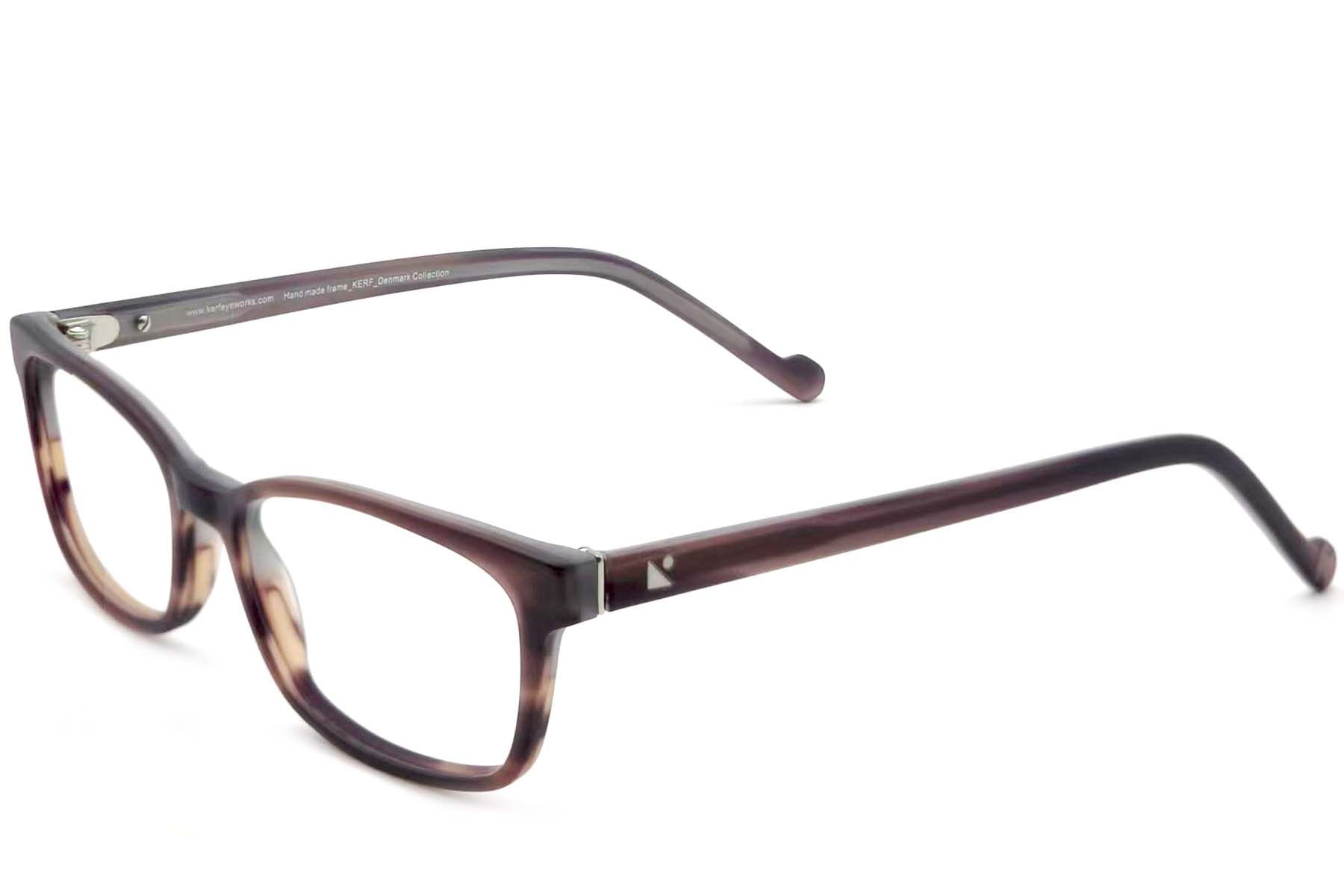 Rectangular Brown Acetate Glasses #BS2012-3568