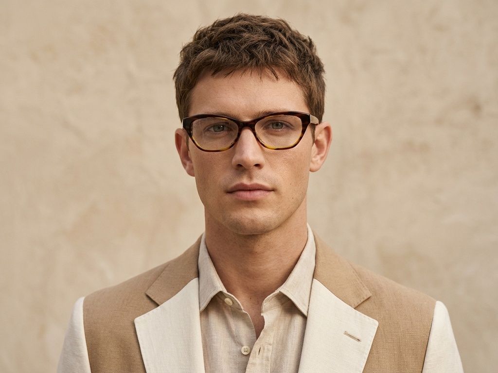 Lunettes papillon en acétate brun #BS2012-3573