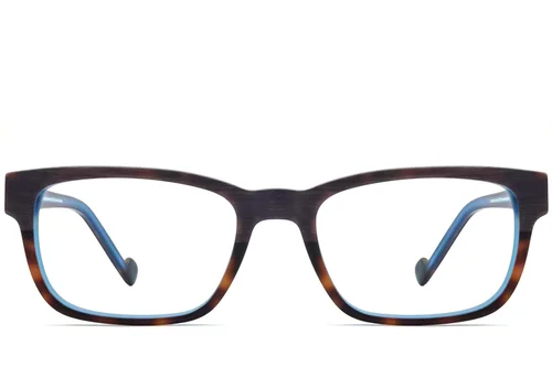 Lunettes rectangulaires en acétate écaille de tortue #BS2012-3582