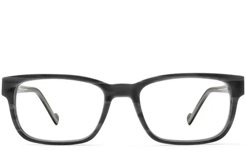 Lunettes rectangulaires en acétate gris #BS2012-3584