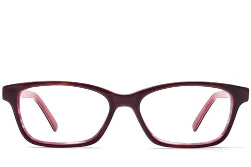 Lunettes rectangulaires en acétate violet #BS2012-3589