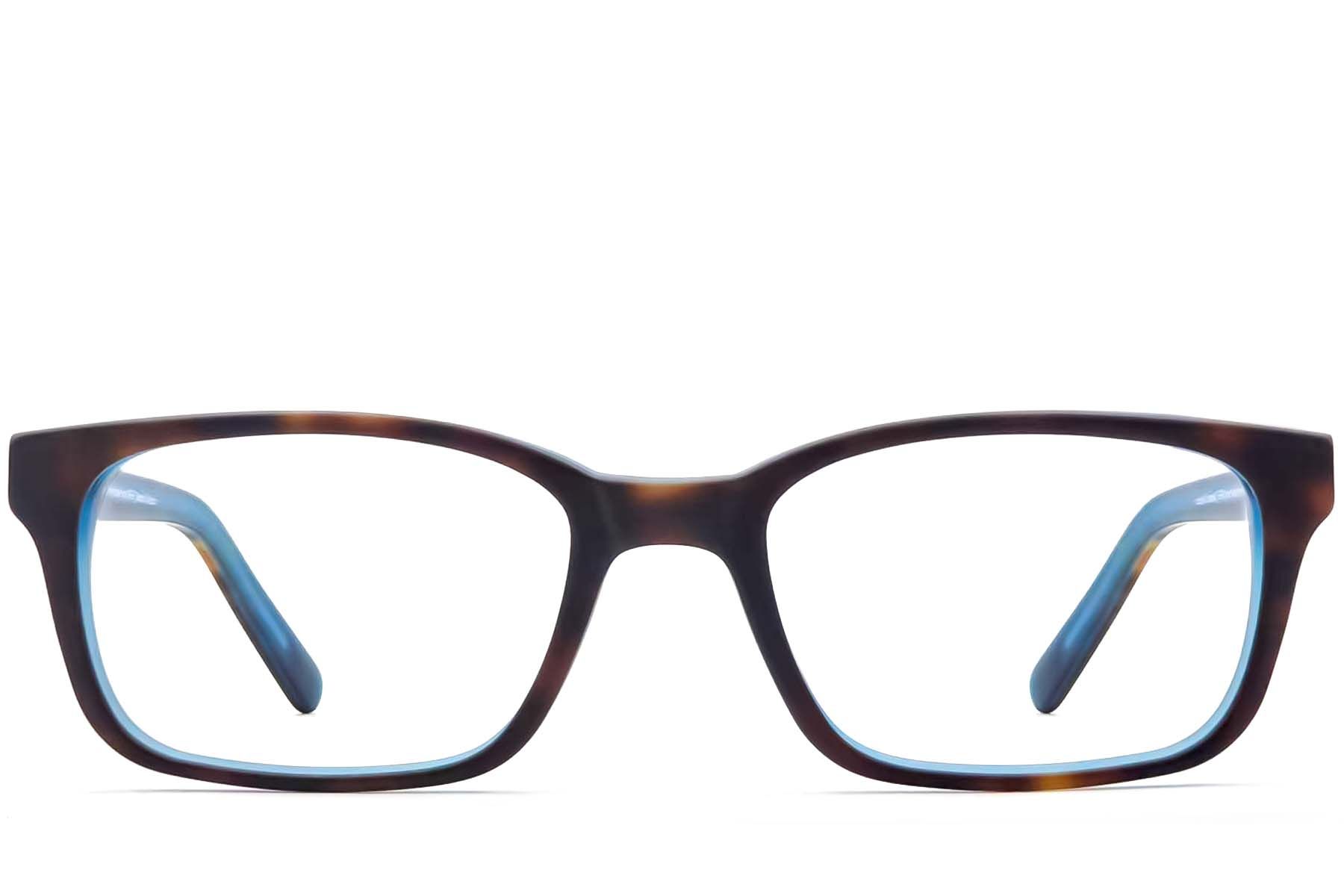 Rectangular Tortoiseshell Acetate Glasses #BS2012-3591