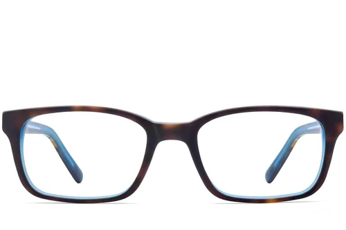 Lunettes rectangulaires en acétate écaille de tortue #BS2012-3591