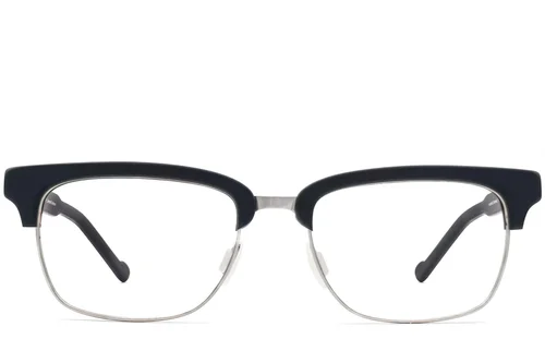 Lunettes rectangulaires en acétate noir #BS2012-3595