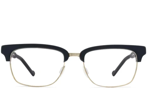 Lunettes rectangulaires en acétate noir #BS2012-3596