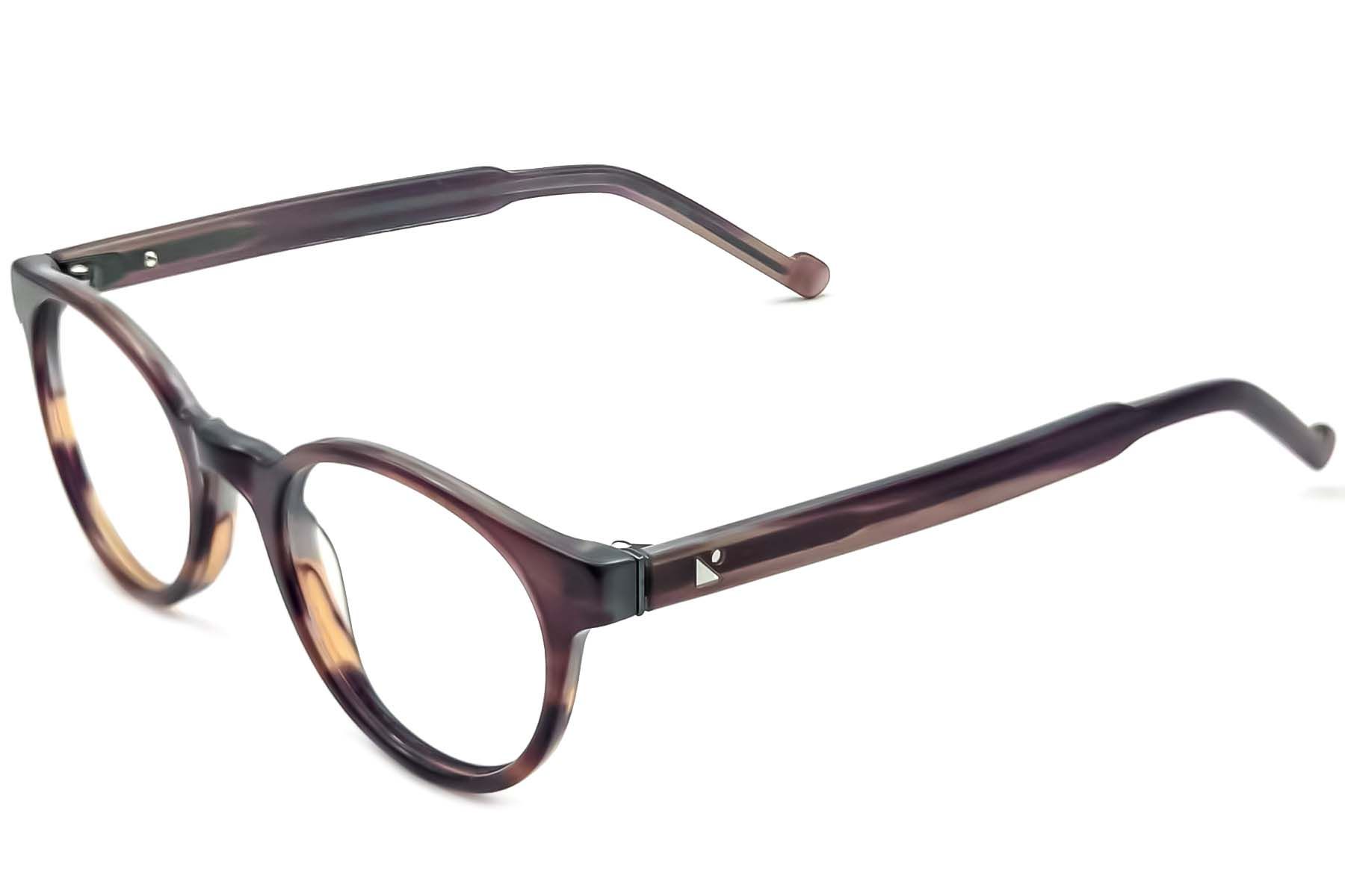 Oval Brown Acetate Glasses #BS2012-3600