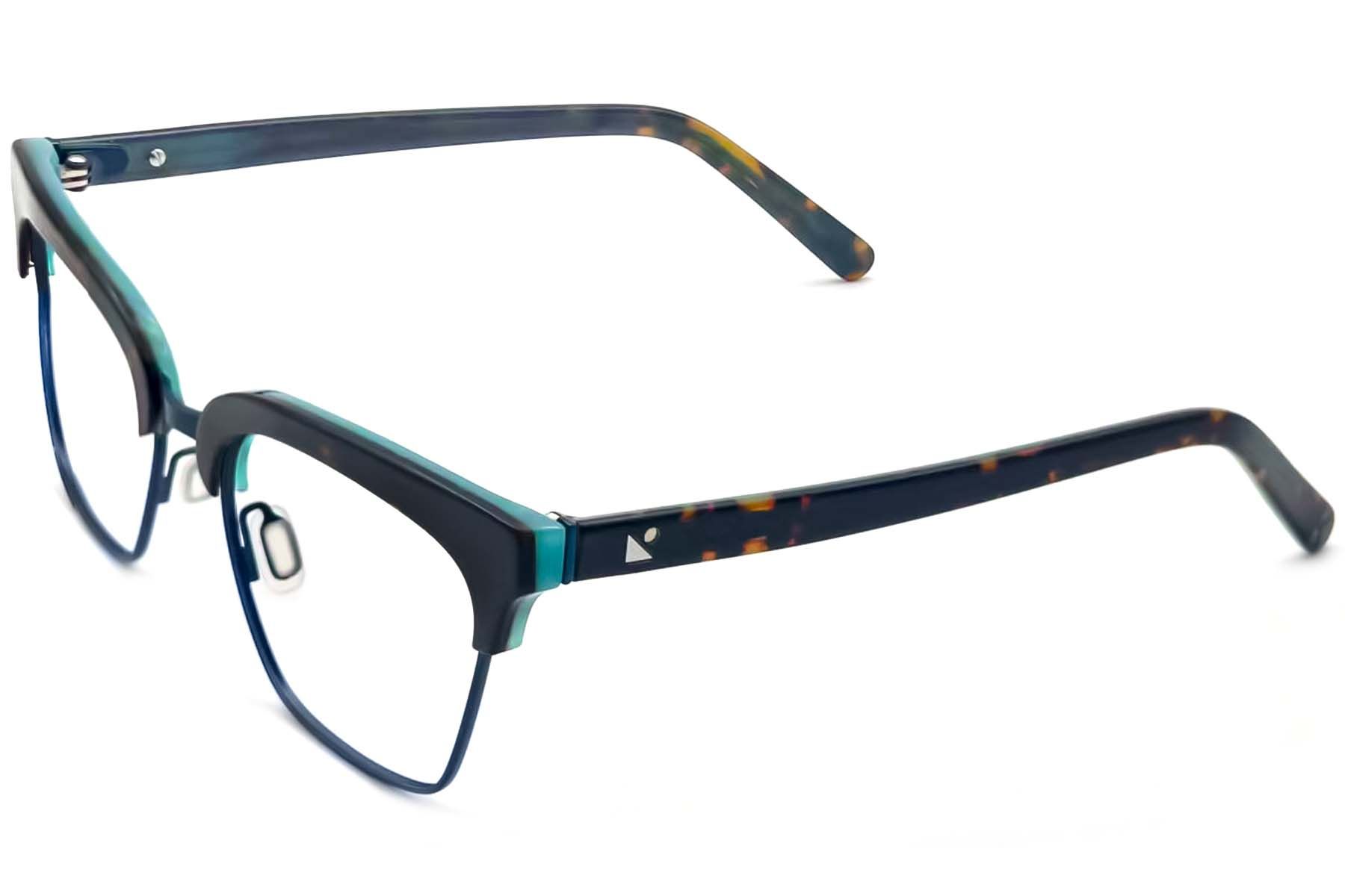 Rectangular Black Acetate Glasses #BS2012-3616