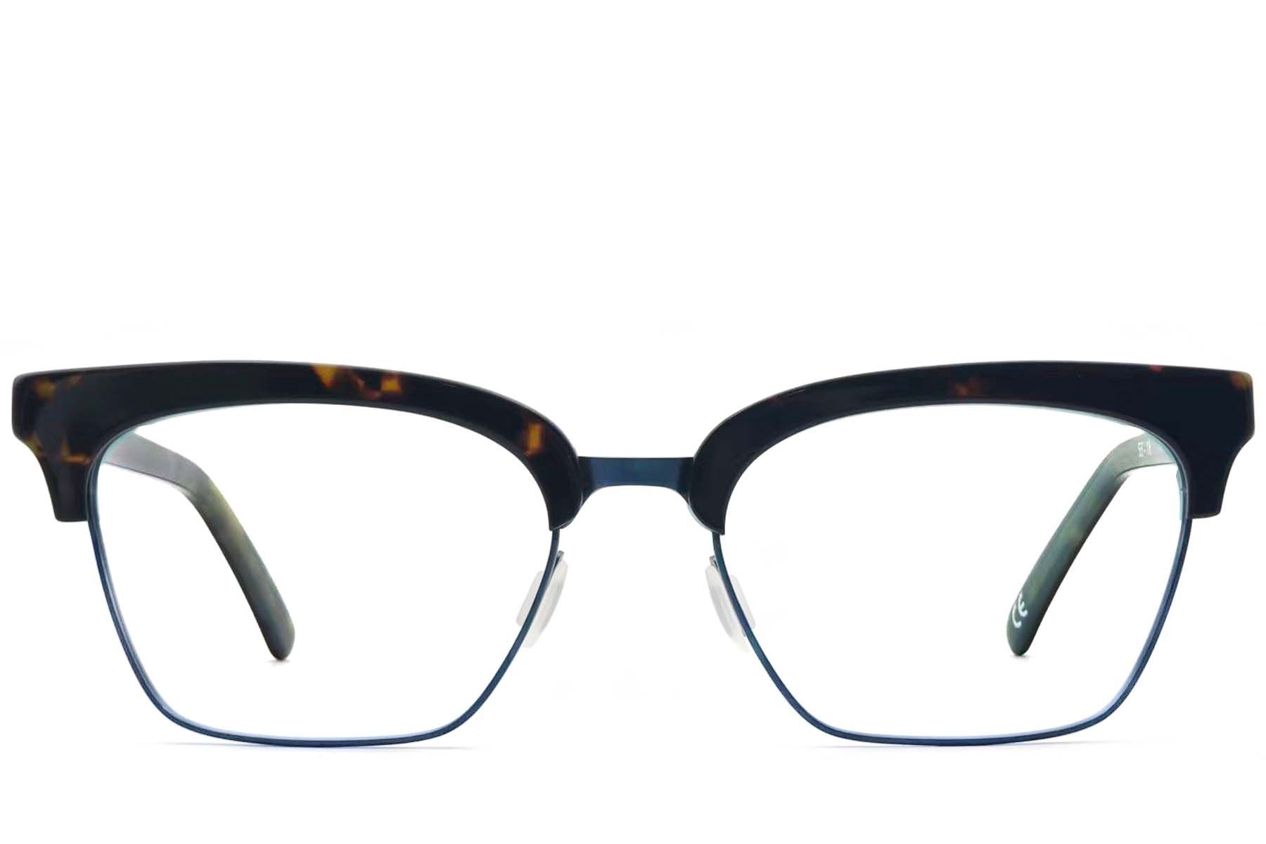 Rectangular Black Acetate Glasses #BS2012-3616