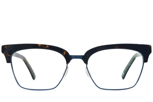 Lunettes rectangulaires en acétate noir #BS2012-3616