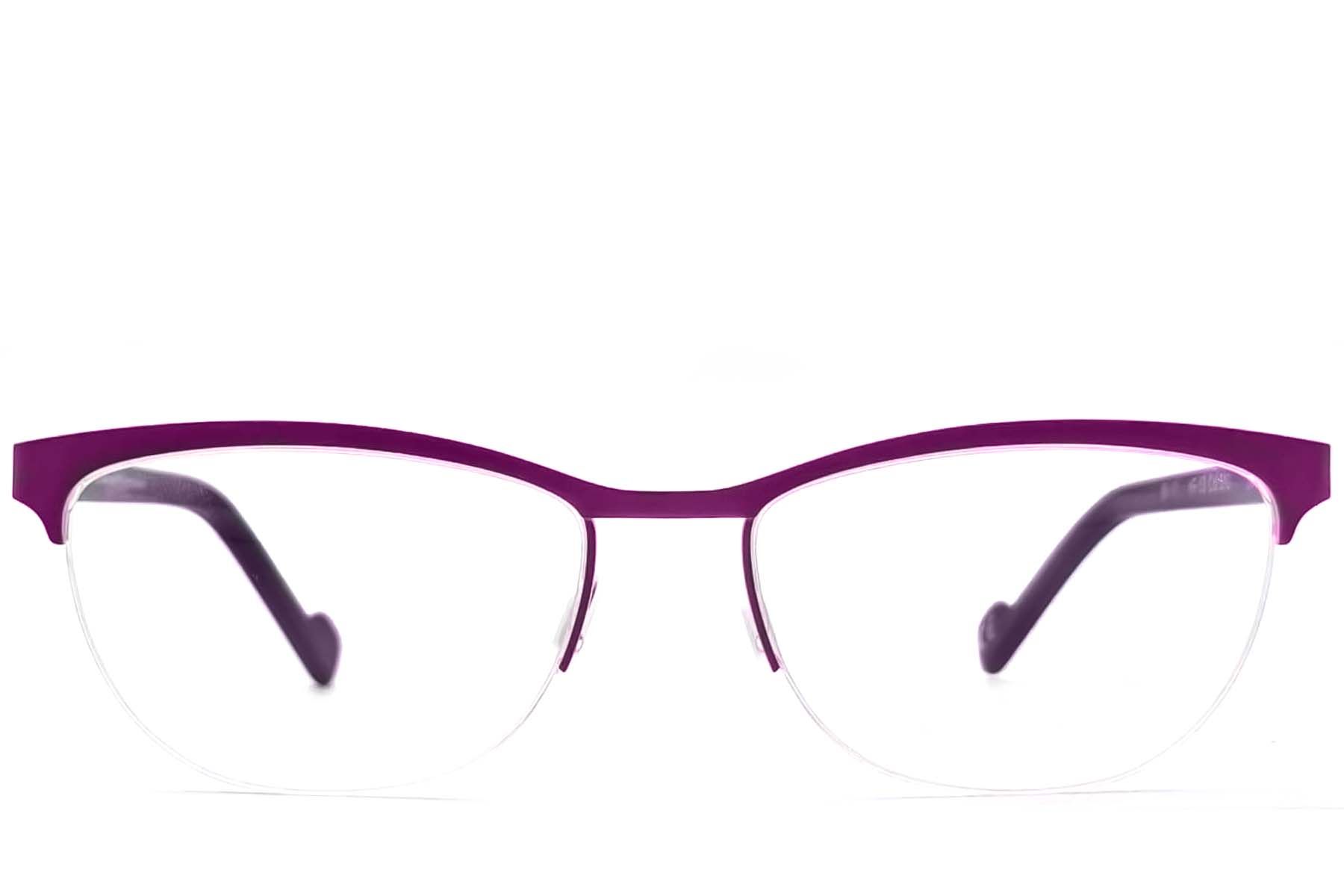 Gafas de acetato morado sin montura #BS2012-3621