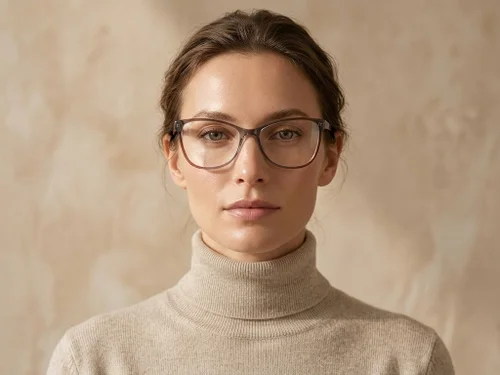 Lunettes en acétate gris papillon #BS2012-3623