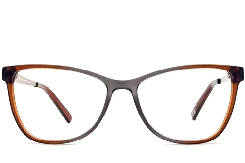 Lunettes en acétate gris papillon #BS2012-3623