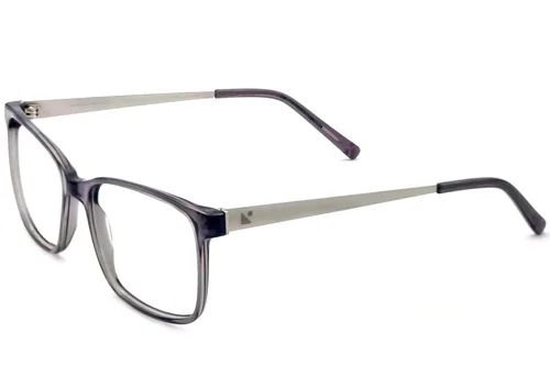 Lunettes rectangulaires en acétate gris #BS2012-3625