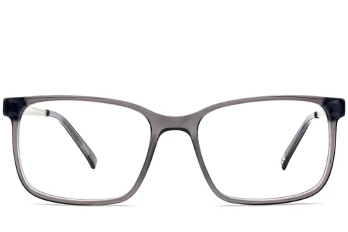 Lunettes rectangulaires en acétate gris #BS2012-3625