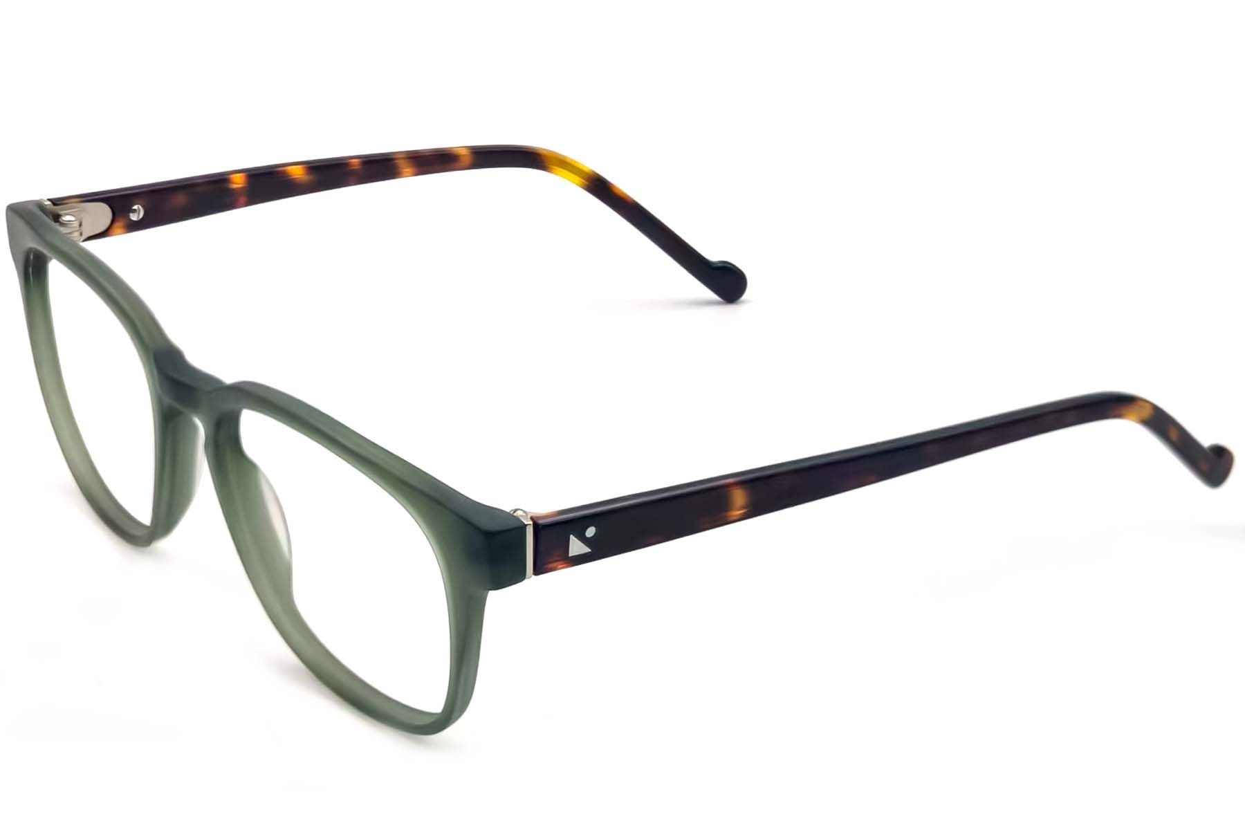 Oval Green Acetate Glasses #BS2012-3633