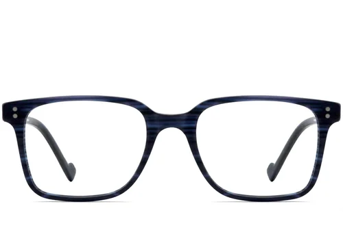Lunettes rectangulaires en acétate bleu #BS2012-3638