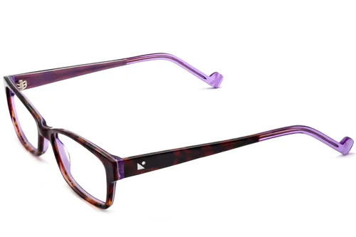 Lunettes en acétate brun papillon #BS2012-3645