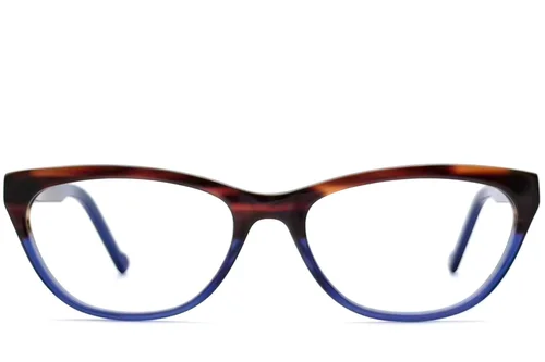 Lunettes en acétate bleu papillon #BS2012-3650