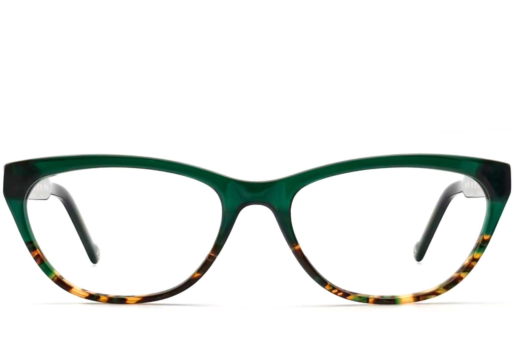 Butterfly Green Acetate Glasses #BS2012-3651