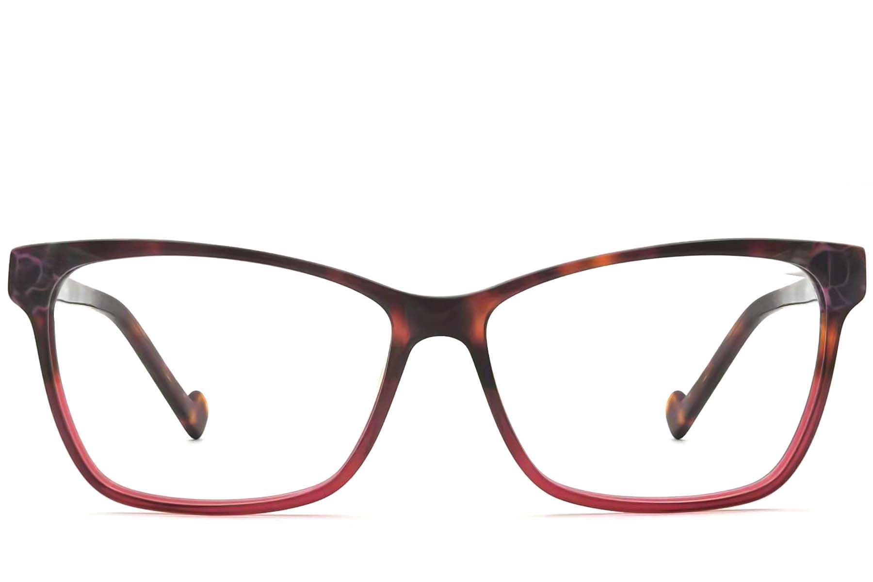 Butterfly Red Acetate Glasses #BS2012-3653