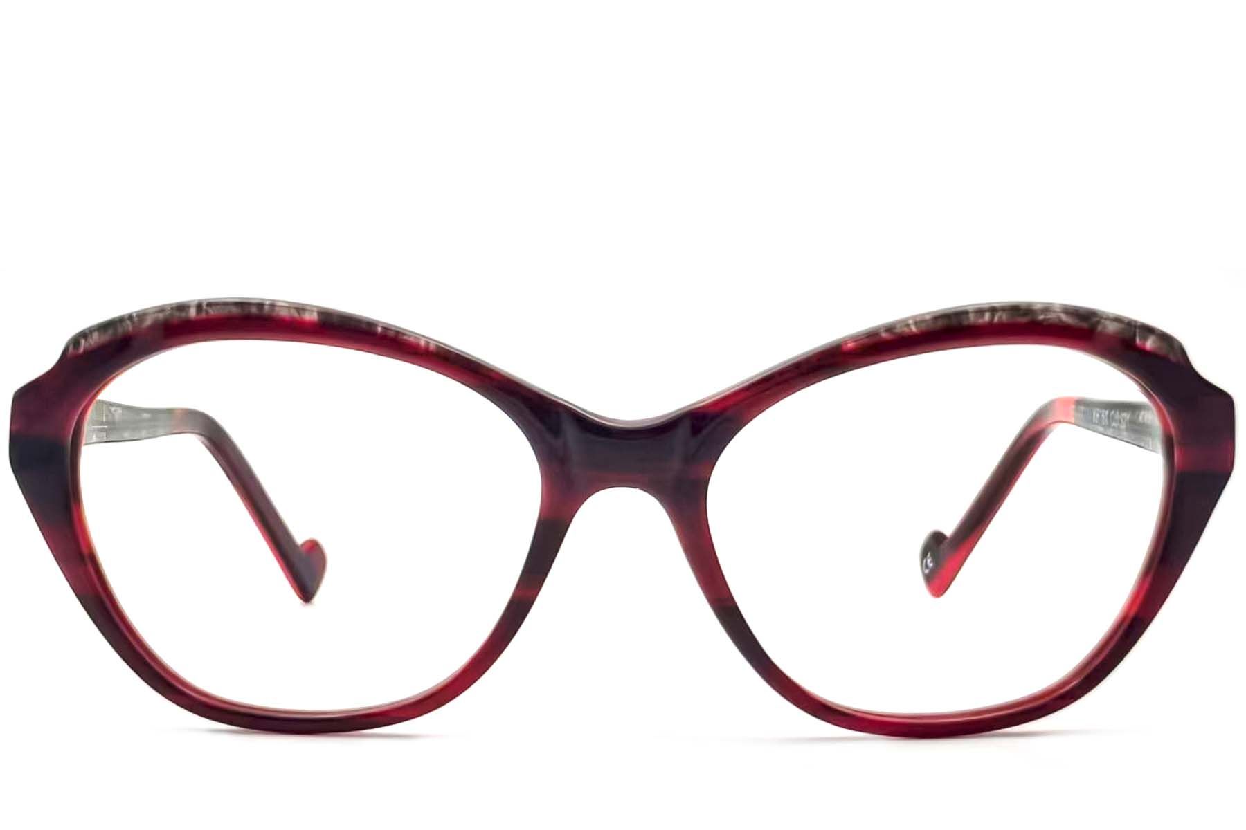 Butterfly Red Acetate Glasses #BS2012-3663
