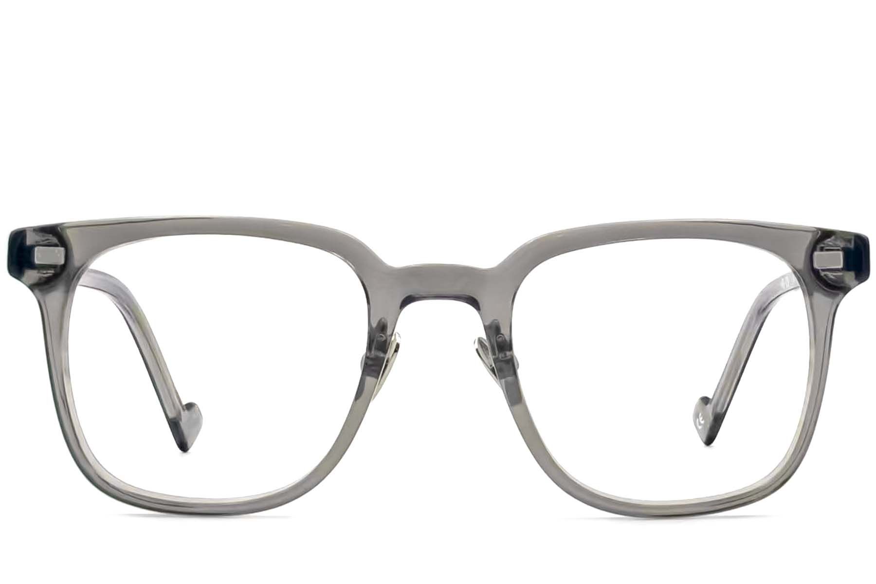 Vasos rectangulares de acetato gris #BS2012-3666
