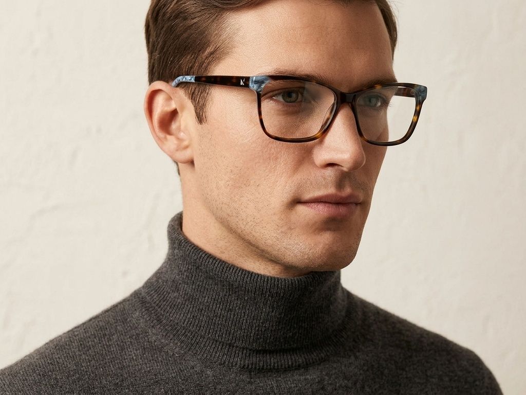 Acetatbrille mit Schmetterlingsmotiv und Schildpattmuster #BS2012-3669