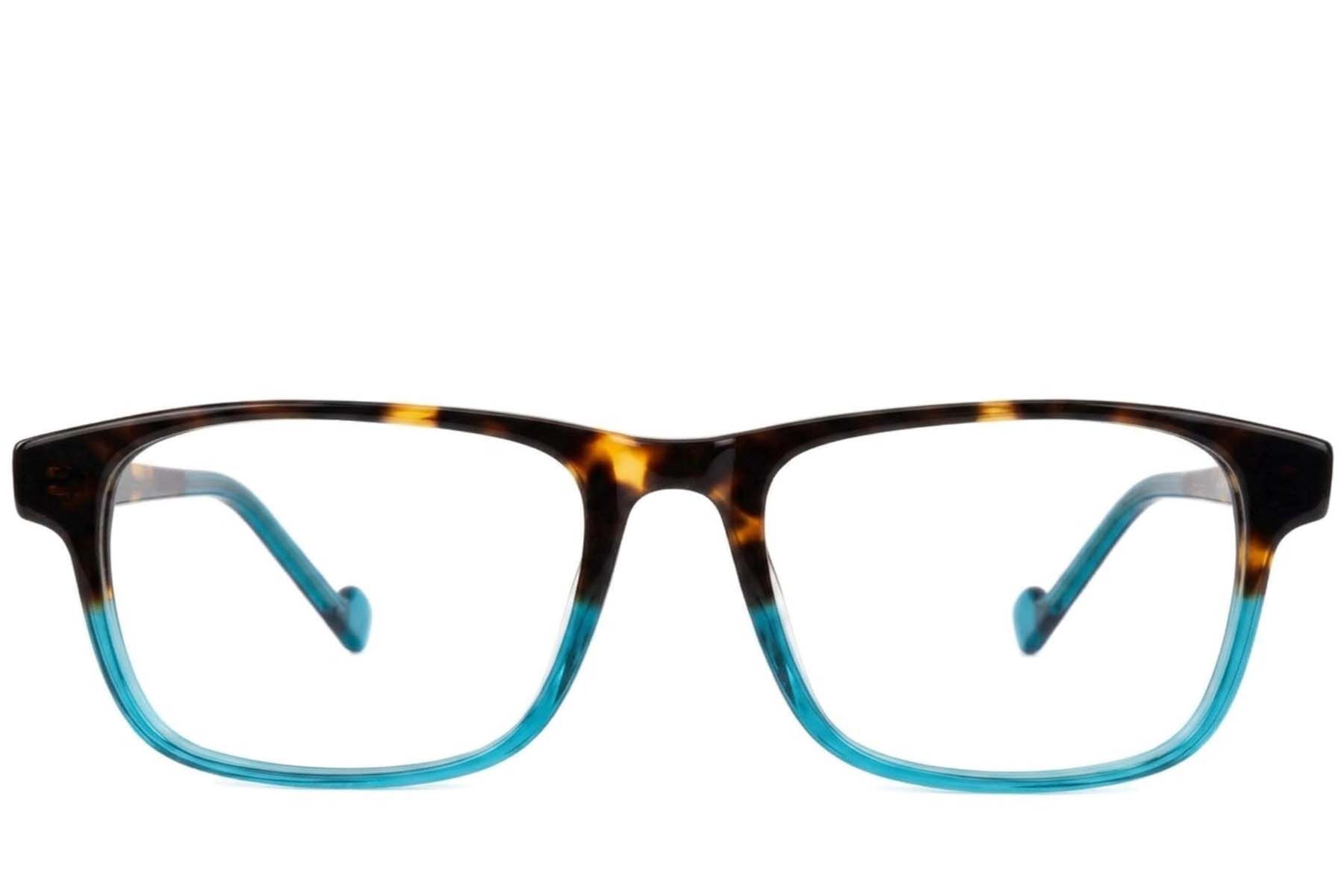 Rectangular Tortoiseshell Acetate Glasses #BS2012-3681