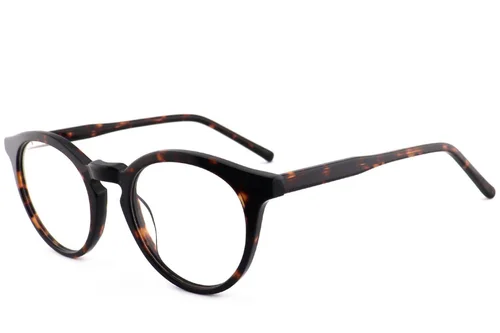 Lunettes ovales en acétate écaille de tortue #BS2012-3691