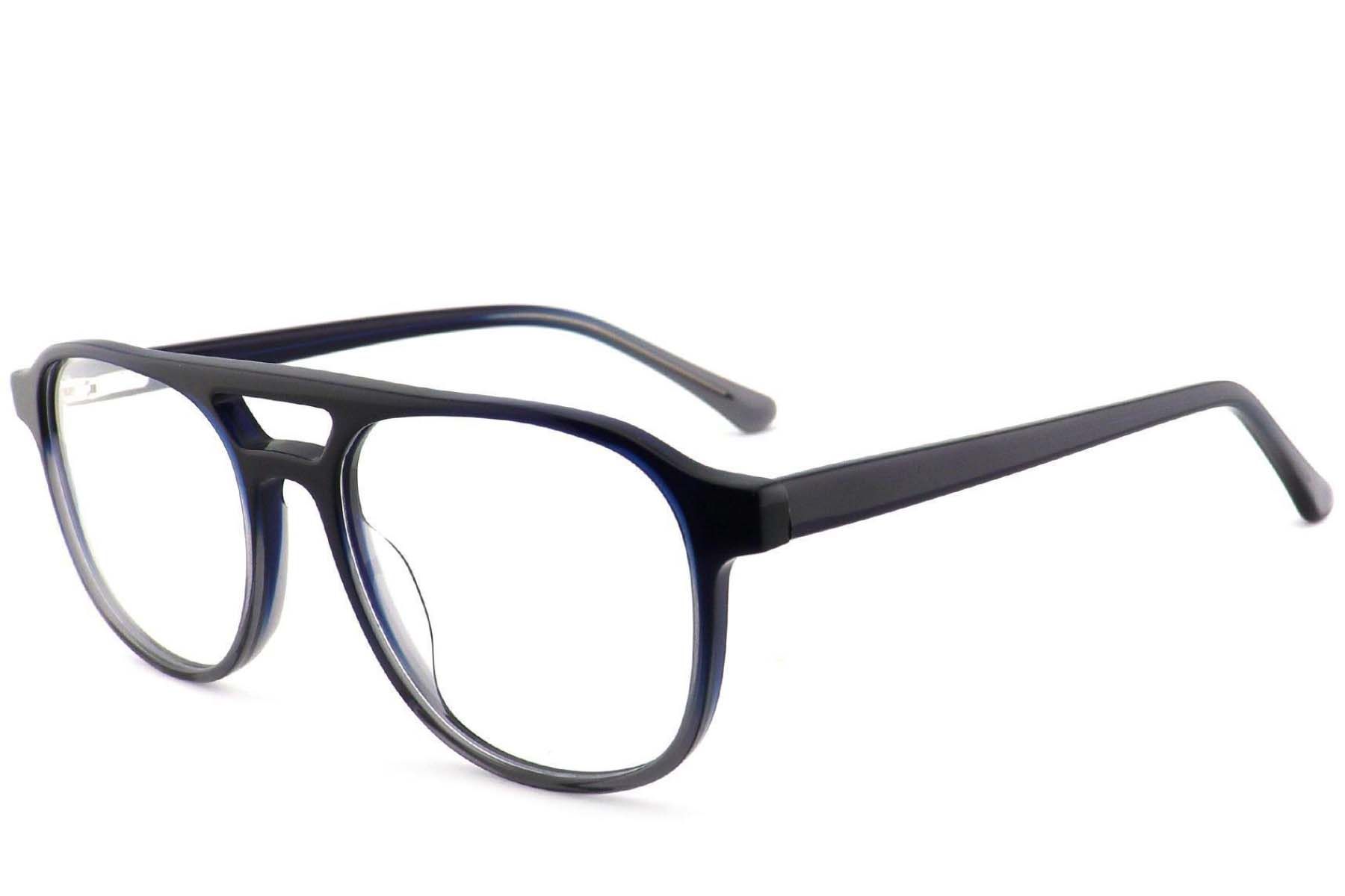 Aviator Blue Acetate Glasses #BS2012-3705