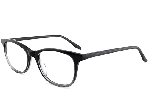 Lunettes ovales en acétate gris #BS2012-3711