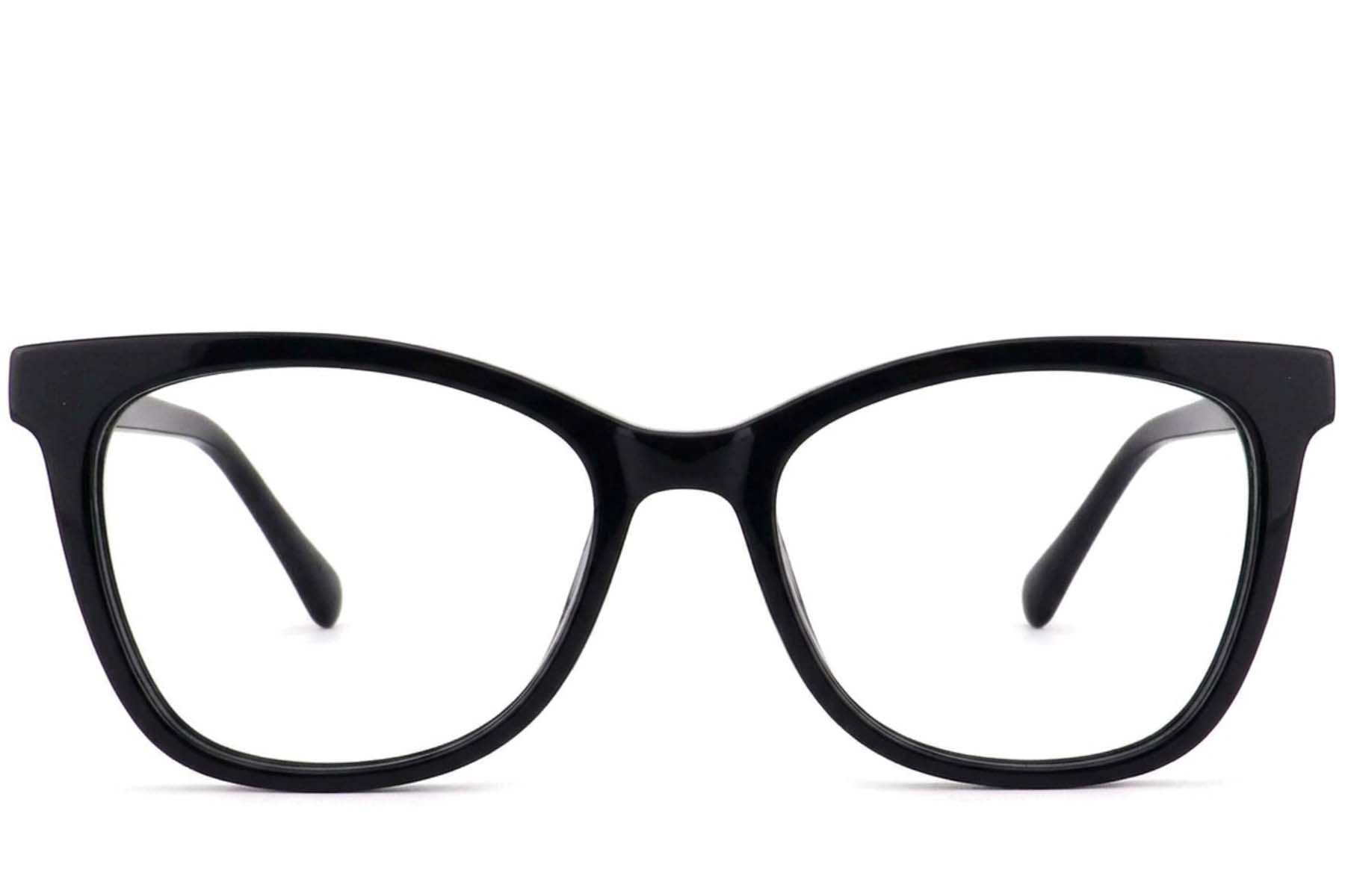 Butterfly Black Acetate Glasses #BS2012-3715