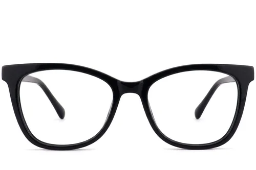 Butterfly Black Acetate Glasses #BS2012-3715