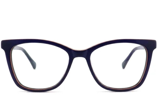 Lunettes en acétate bleu papillon #BS2012-3716