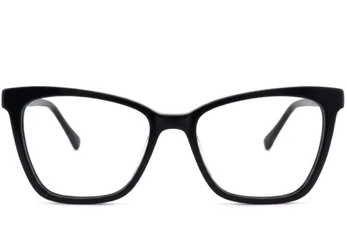 Lunettes papillon en acétate noir #BS2012-3720
