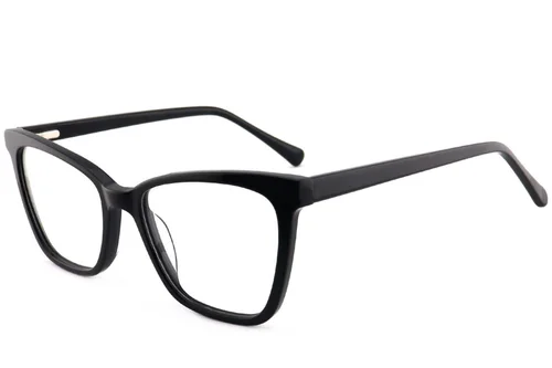 Lunettes papillon en acétate noir #BS2012-3720