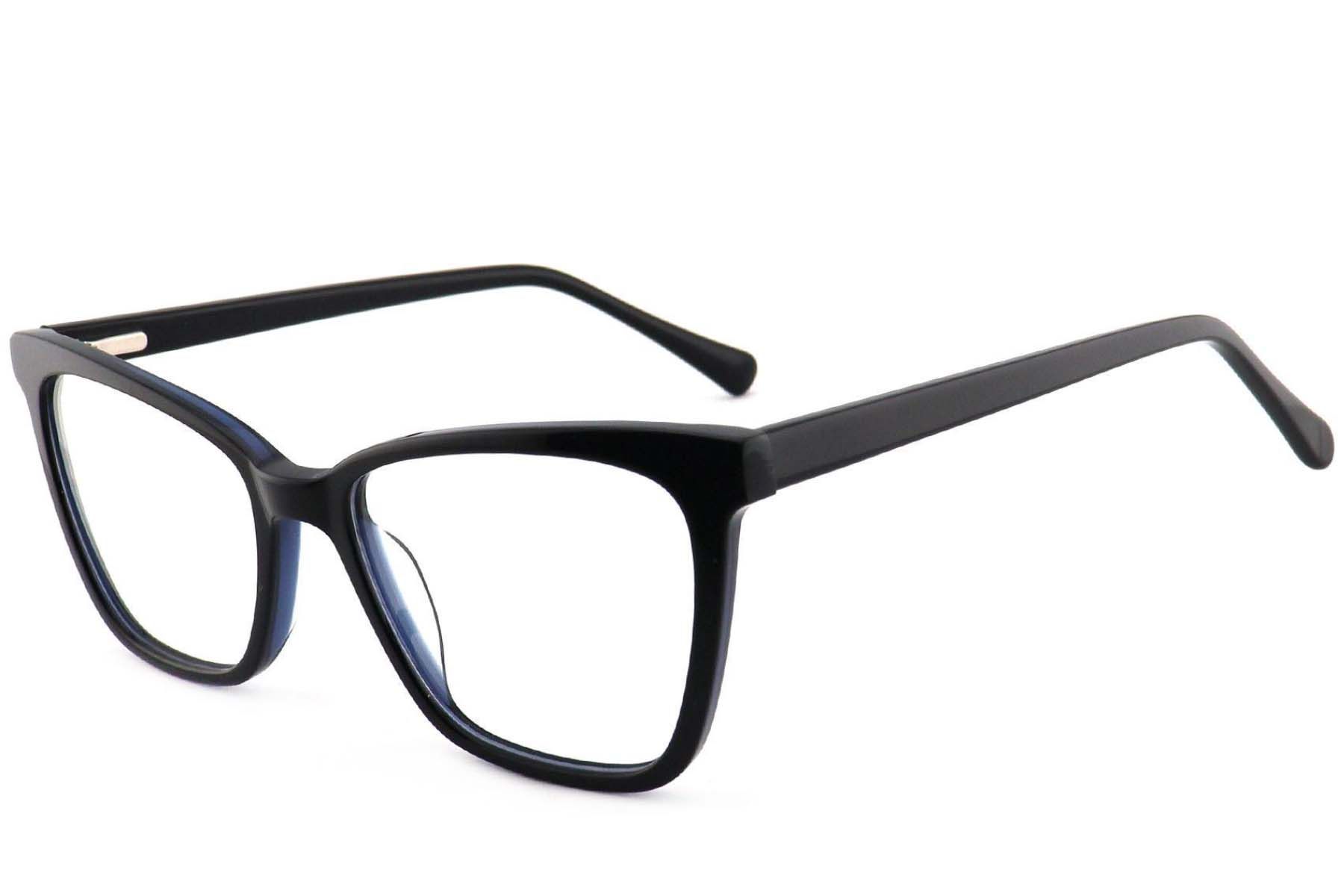 Butterfly Black Acetate Glasses #BS2012-3724