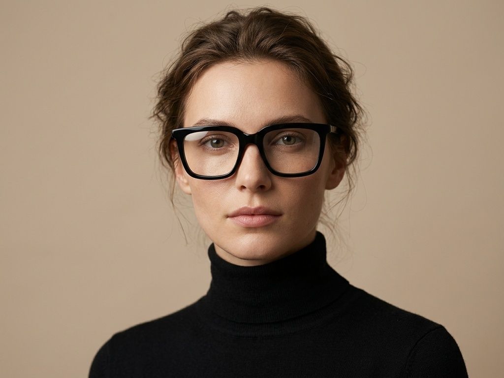 Vasos rectangulares de acetato negro #BS2012-3725