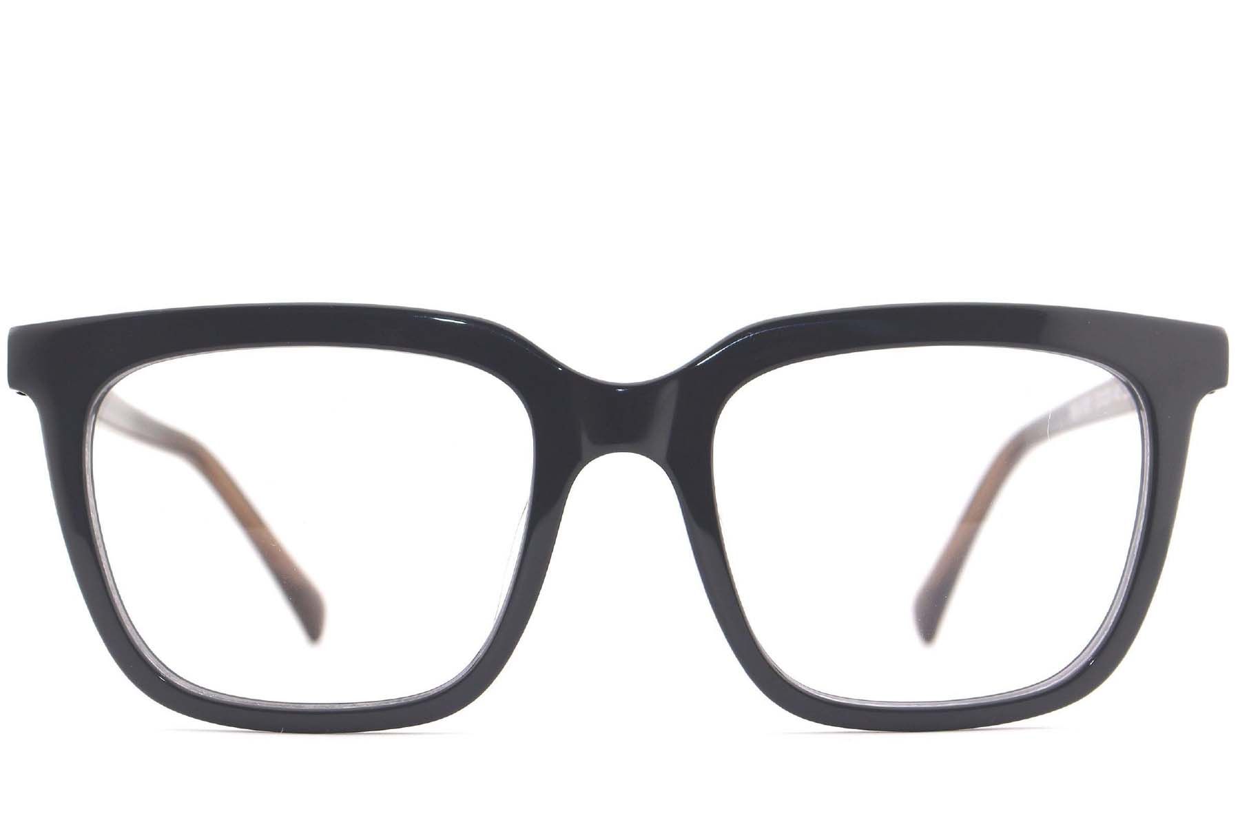 Rectangular Grey Acetate Glasses #BS2012-3727