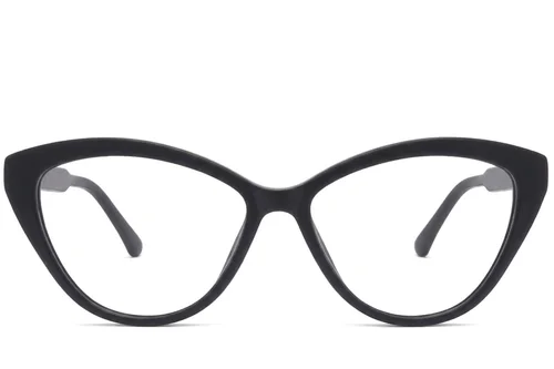 Lunettes papillon en acétate noir #BS2012-3730