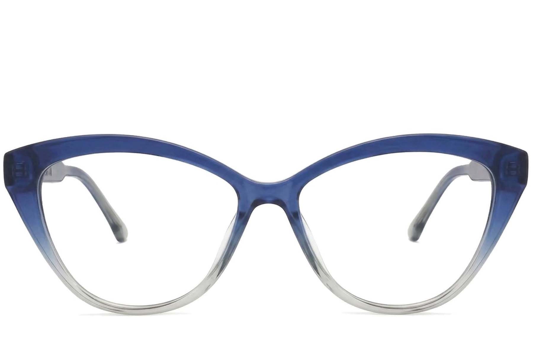 Lunettes en acétate bleu papillon #BS2012-3731