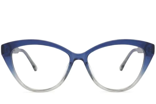 Lunettes en acétate bleu papillon #BS2012-3731