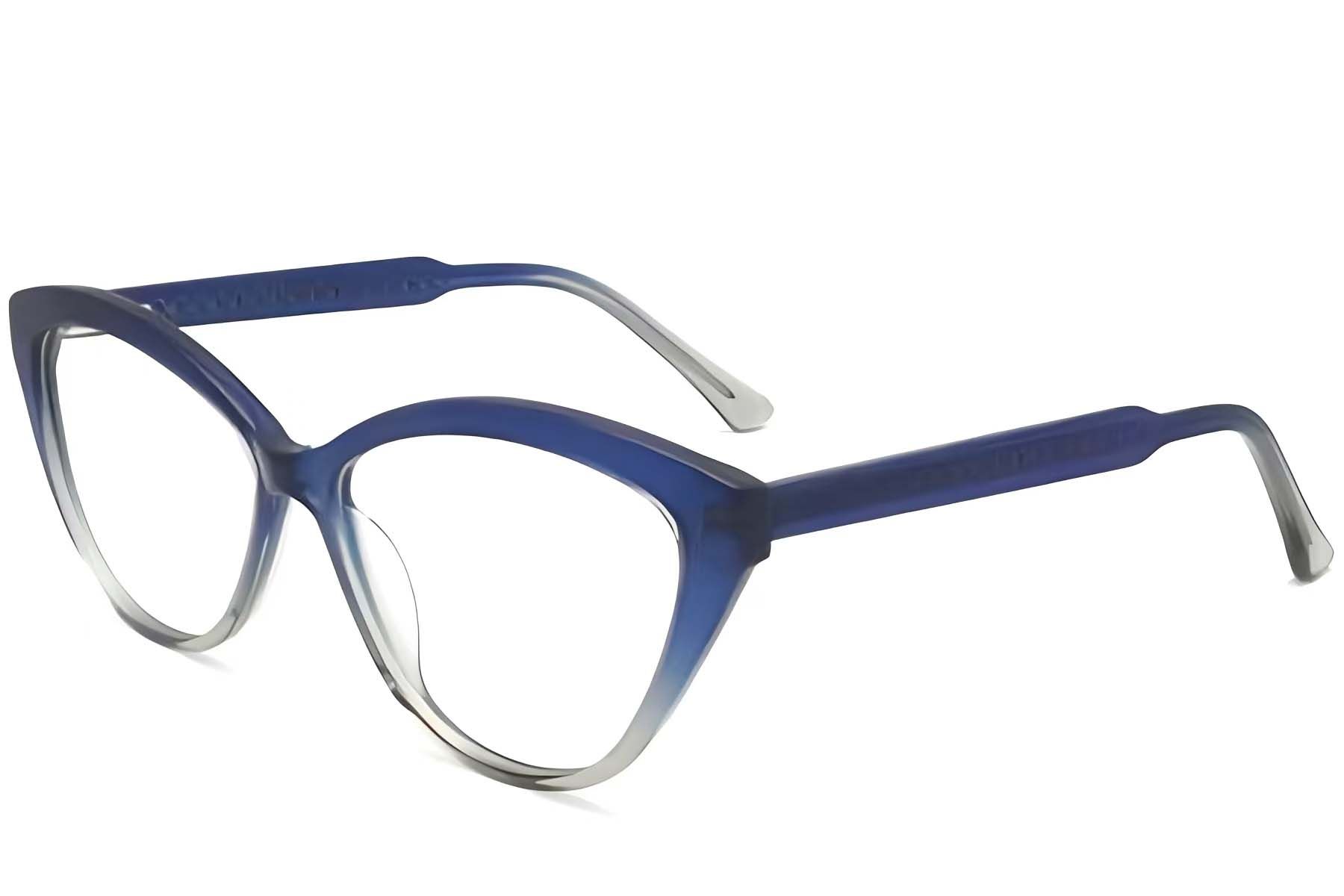 Lunettes en acétate bleu papillon #BS2012-3731