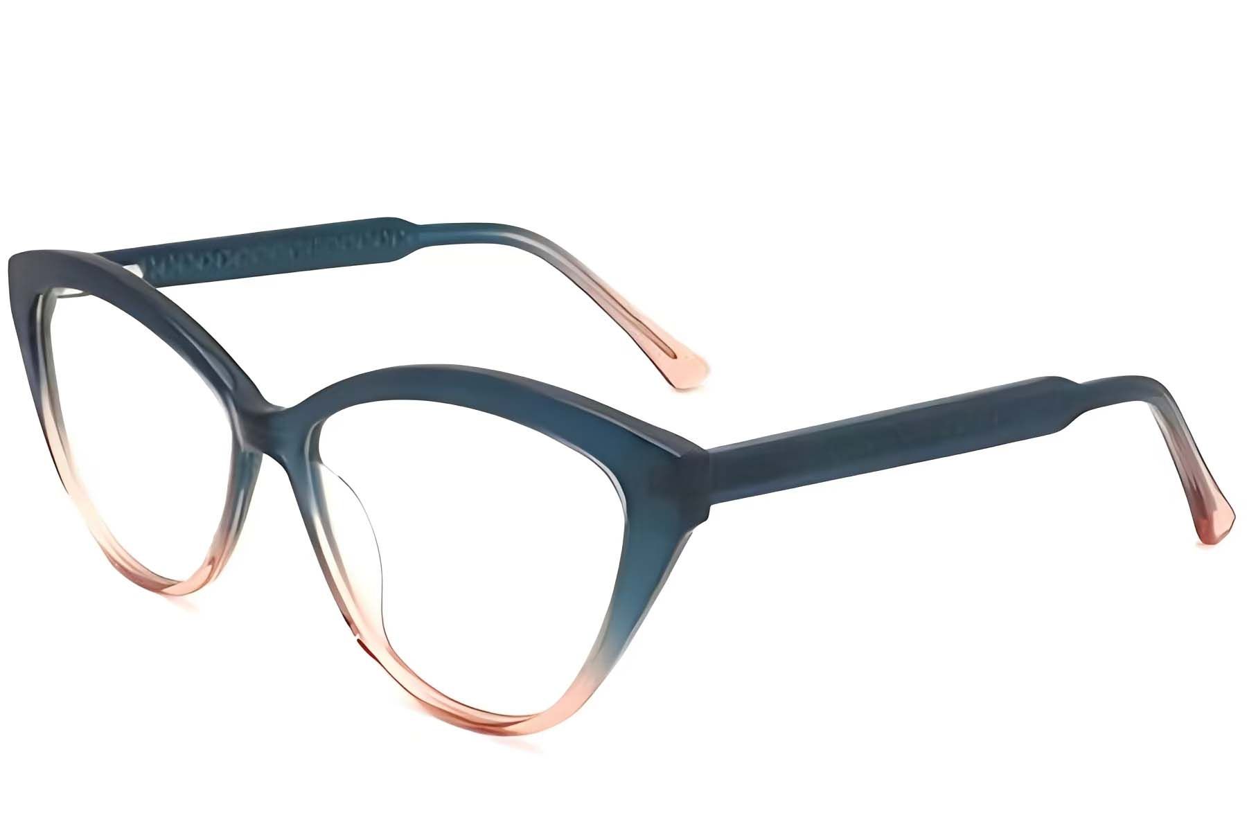 Lunettes en acétate vert papillon #BS2012-3733